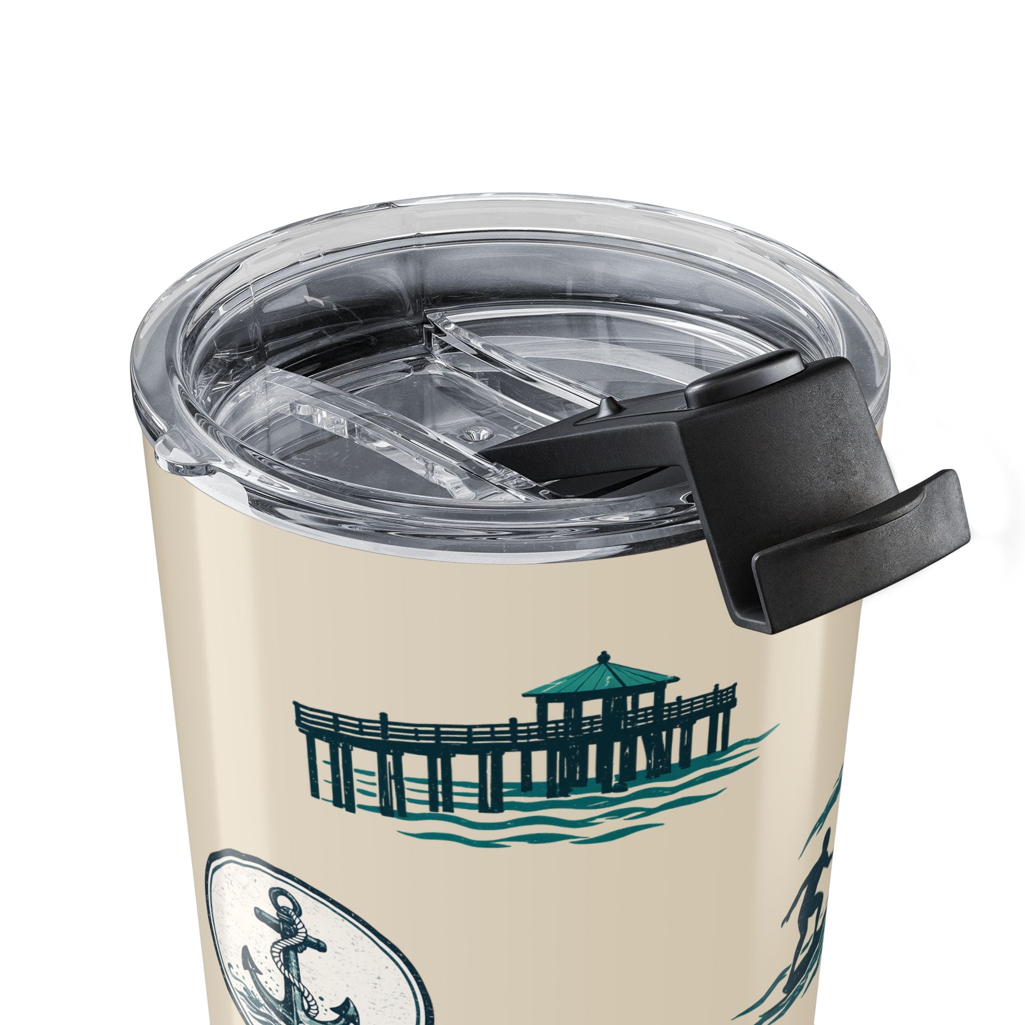 Jacksonville Beach Icons 20 oz Tumbler
