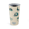 Jacksonville Beach Icons 20 oz Tumbler